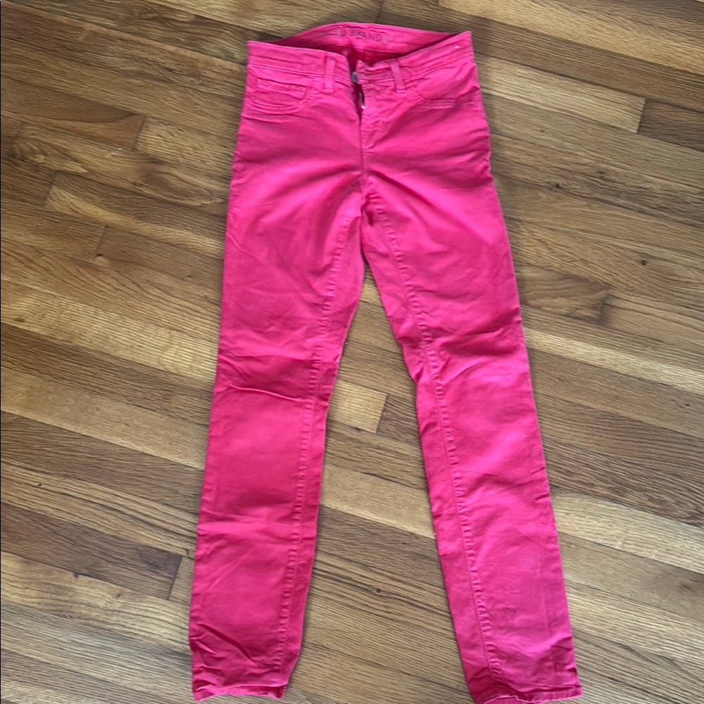 Vibrant Red Skinny Jeans